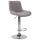 Barhocker HLO-CP68 Stoff chrom ~ grau