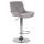 Barhocker HLO-CP68 Samt chrom ~ grau