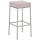 Barhocker CP135, Barstuhl ~ Gestell silber, Kunstleder, 85cm, pink