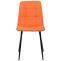 2er Set Esszimmerstuhl HLO-CP26 Stoff ~ orange