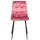 4er Set Esszimmerstuhl HLO-CP5 Samt ~ pink