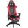 Racing Brostuhl HLO-CP82 mit Fuablage ~ schwarz/rot