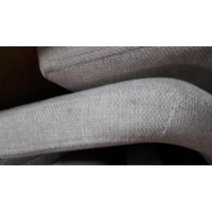 B-Ware (Zerkratzt/Schmutz SK3) | 2er-Set Esszimmerstuhl HWC-H93, Kchenstuhl Lehnstuhl Stuhl ~ Stoff/Textil creme-beige
