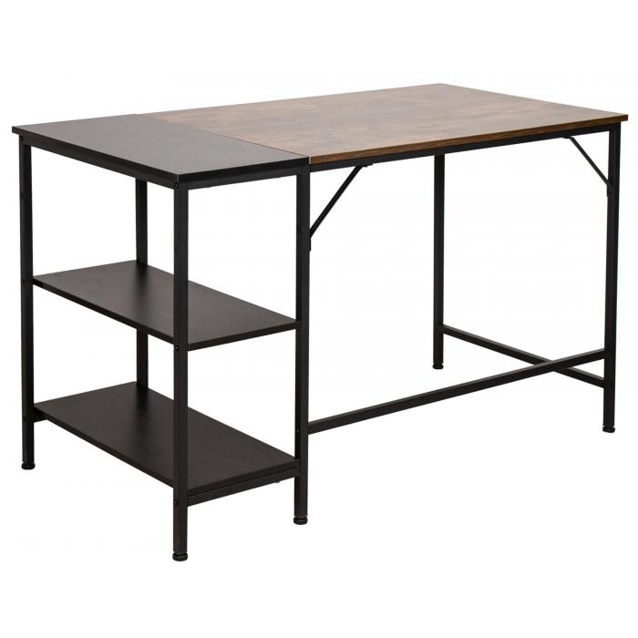 Schreibtisch HLO-CP14 ~ schwarz/braun
