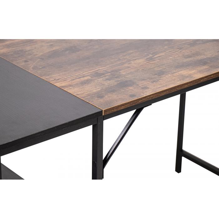 Schreibtisch HLO-CP14 ~ schwarz/braun