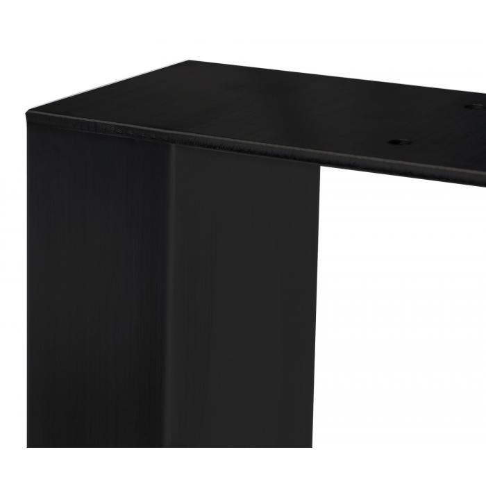 2er-Set Tischbeine HLO-CP1 80 cm ~ schwarz