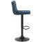 2er Set Barhocker HLO-CP64 Samt ~ blau
