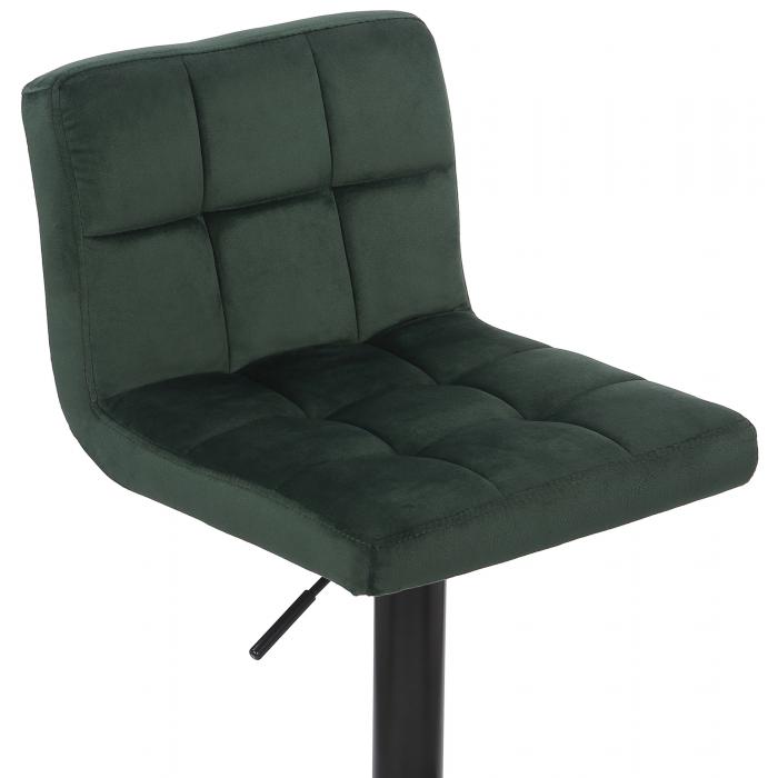 2er Set Barhocker HLO-CP64 Samt ~ grn