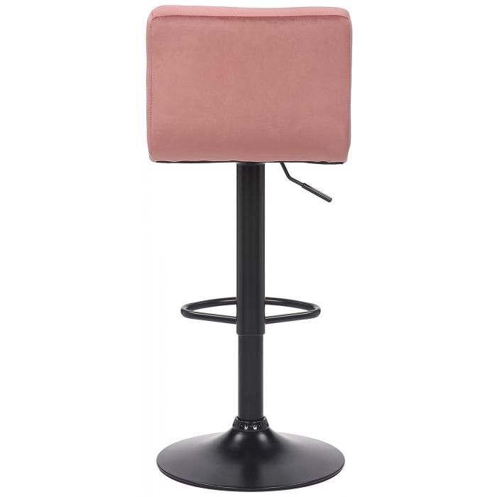 2er Set Barhocker HLO-CP64 Samt ~ pink