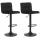 2er Set Barhocker HLO-CP64 Samt ~ schwarz