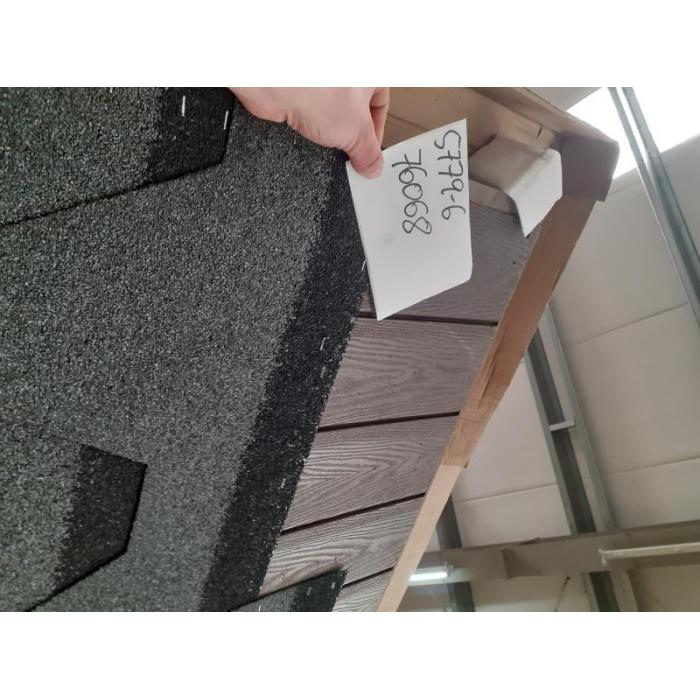 B-Ware (Kratzer/Dachpappe lst sich SK4) | WPC-Fahrradgarage HWC-J29 Holzoptik abschliebar~ 4 Rder 172x213x160cm braun