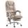 Brostuhl HLO-CP67 Stoff mit Massagefunktion ~ taupe