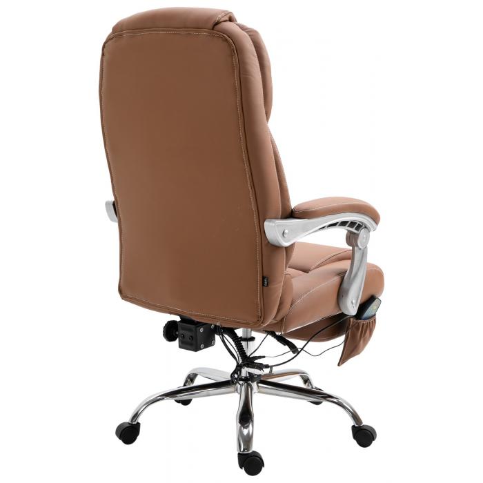 Brostuhl HLO-CP67 mit Massagefunktion ~ hellbraun