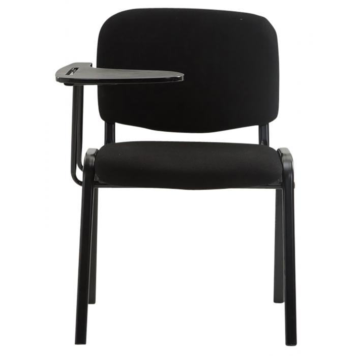 4er Set Sthle HLO-CP99 mit Klapptisch Stoff ~ schwarz