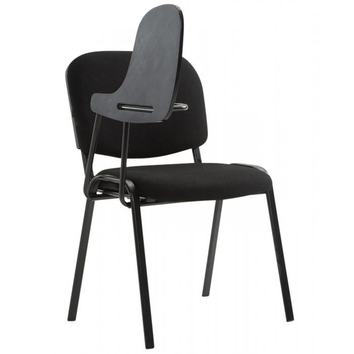 4er Set Sthle HLO-CP99 mit Klapptisch Stoff ~ schwarz