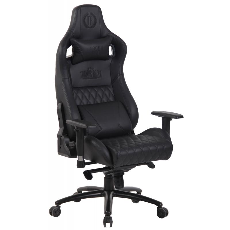 Brostuhl HLO-CP53 Echtleder ~ schwarz