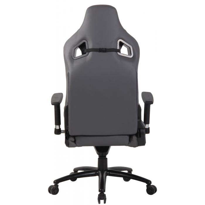 Brostuhl HLO-CP53 Echtleder ~ grau