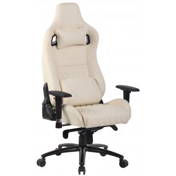Brostuhl HLO-CP53 Echtleder ~ creme