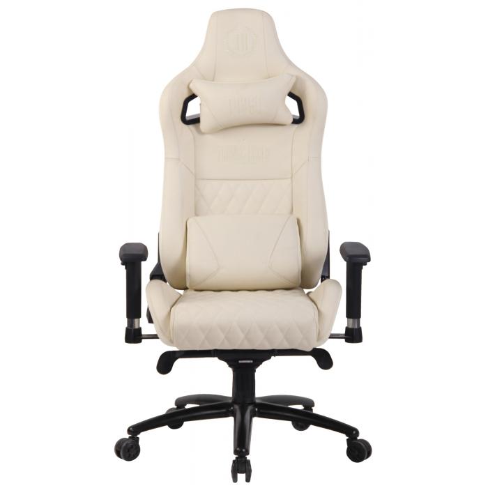 Brostuhl HLO-CP53 Echtleder ~ creme