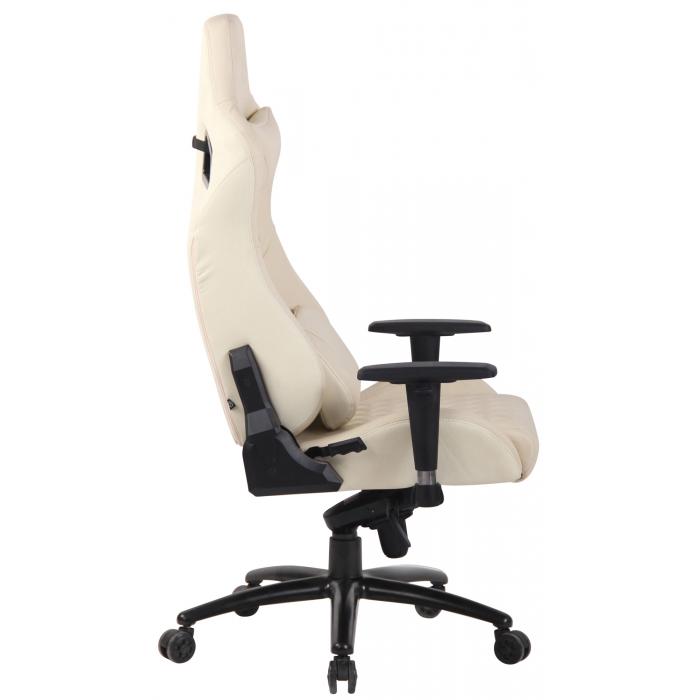 Brostuhl HLO-CP53 Echtleder ~ creme