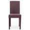 2er Set Esszimmerstuhl HLO-CP25 Stoff cappuccino ~ braun