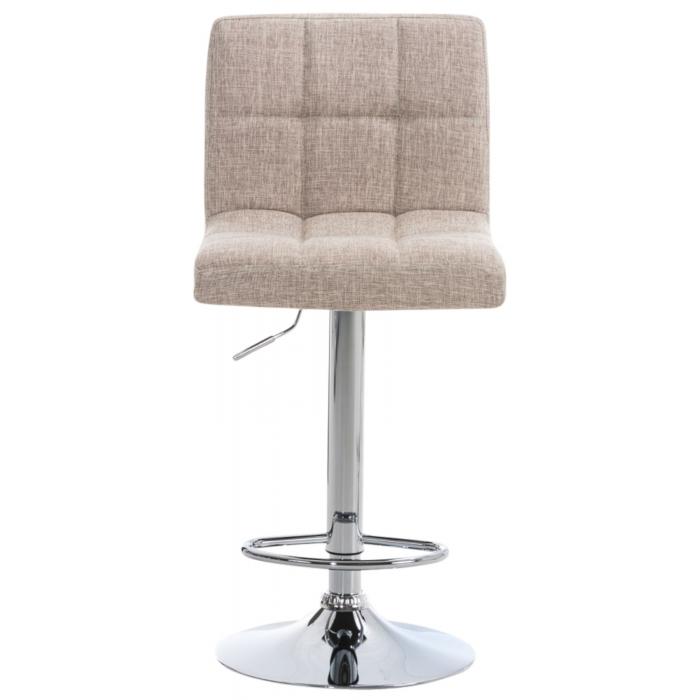 2er Set Barhocker HLO-CP89 STOFF C ~ creme