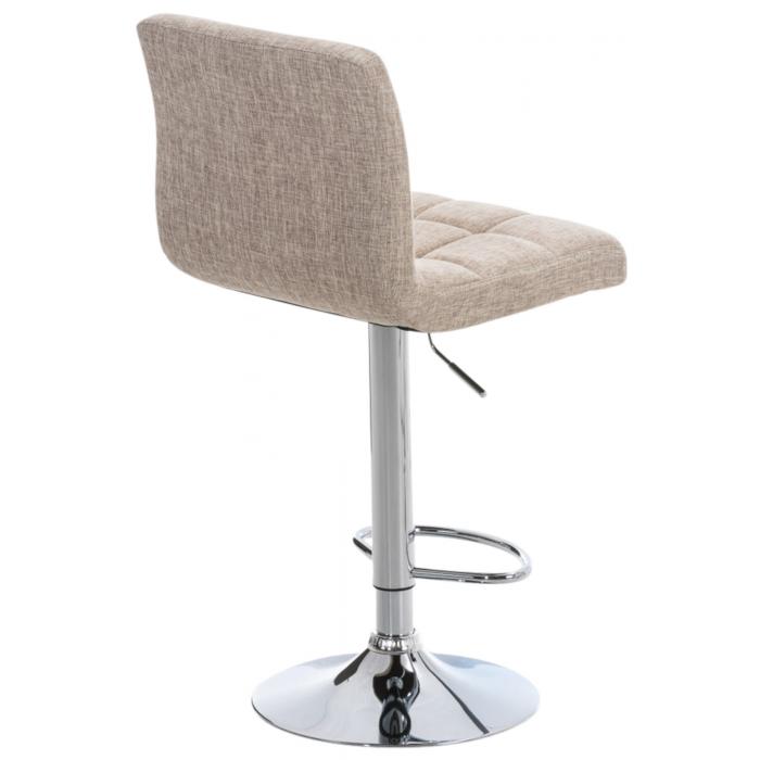 2er Set Barhocker HLO-CP89 STOFF C ~ creme