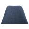 Stuhl HLO-CP48 Stoff Square wei ~ blau