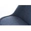 Stuhl HLO-CP48 Stoff Square wei ~ blau