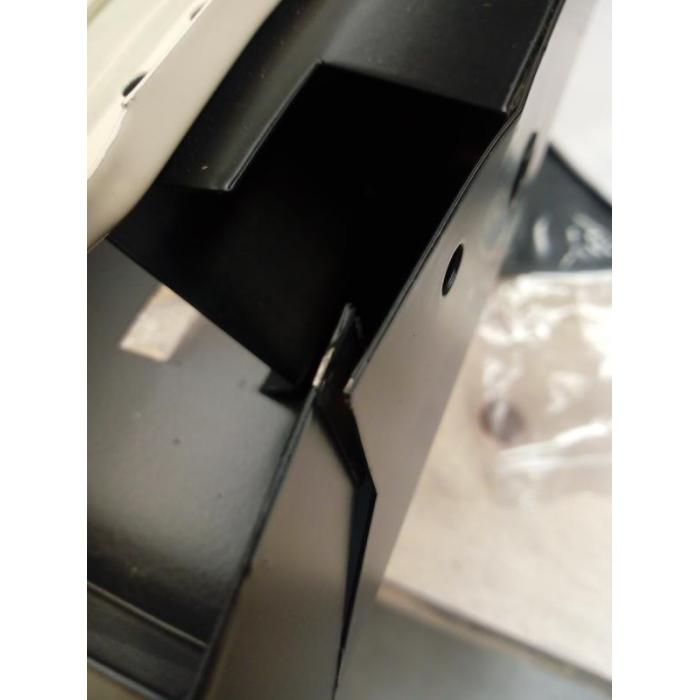 Defekte Ware (Befestigung gebrochen SK4) | Waschmaschinenunterschrank HWC-E50, Podest, Schublade 33x61x52cm ~ schwarz