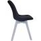 4er Set Besuchersthle HLO-CP2 Samt wei ~ schwarz