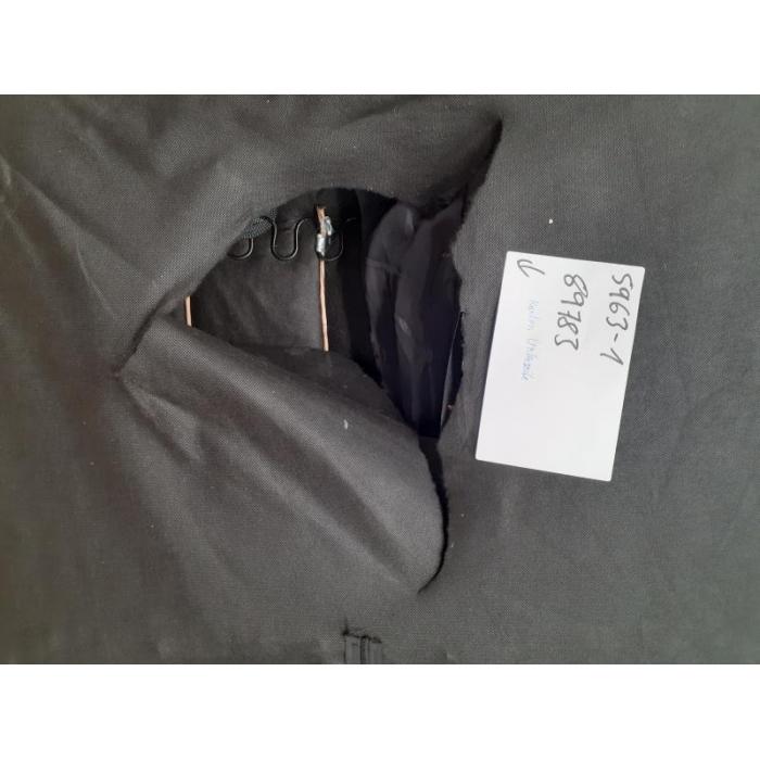 B-Ware (Unterstoff gerissen SK1) | Ecksofa HWC-K38, Sofa, Liegeflche links/rechts, Stoff Massivholz 256cm ~ dunkelgrau