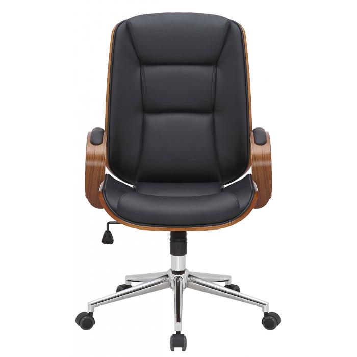 Brostuhl HLO-CP171 ~ walnuss/schwarz