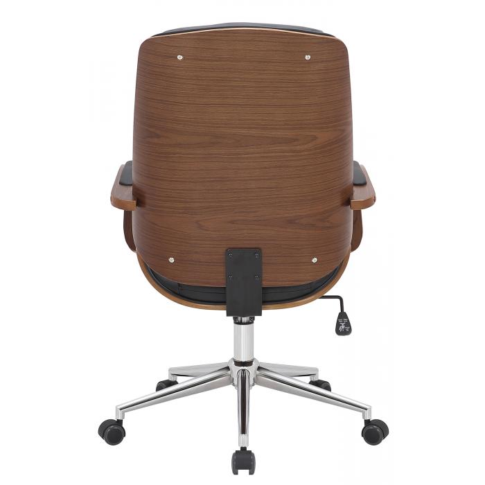 Brostuhl HLO-CP171 ~ walnuss/schwarz