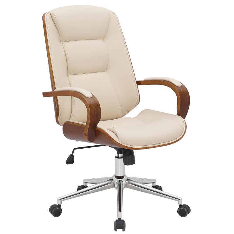 Brostuhl HLO-CP171 ~ walnuss/creme