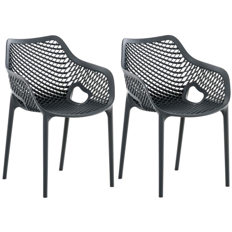 2er Set Sthle HLO-CP64 XL ~ dunkelgrau
