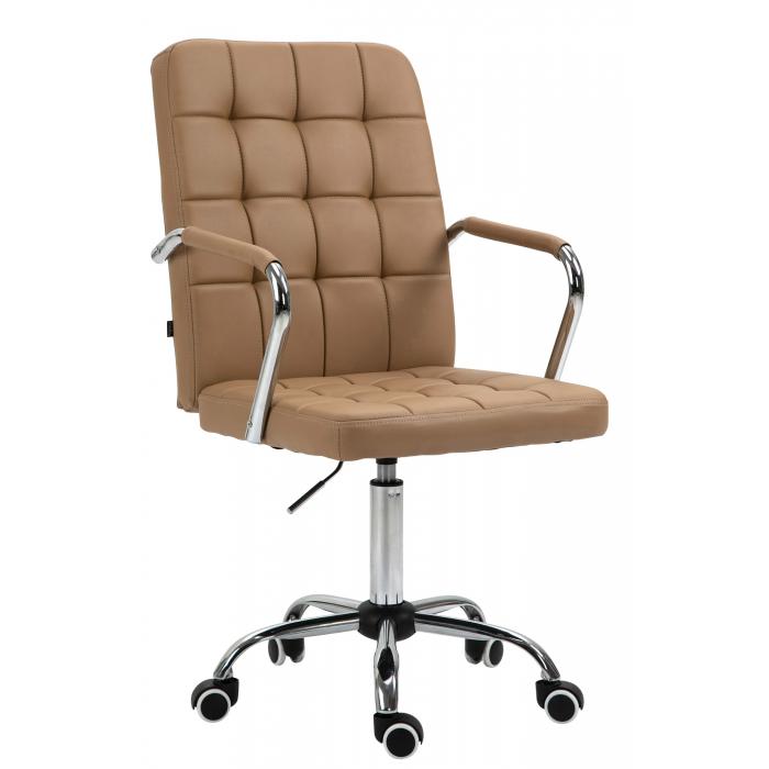 Brostuhl HLO-CP79 Kunstleder ~ hellbraun