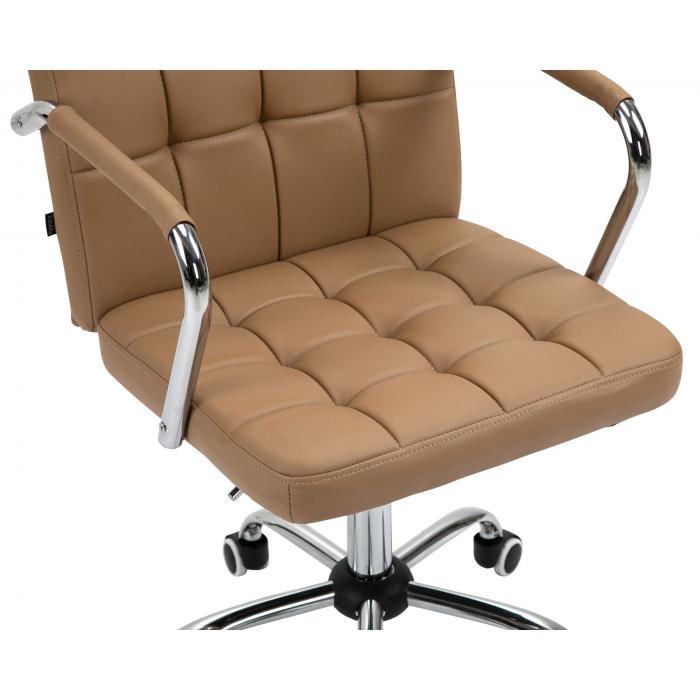 Brostuhl HLO-CP79 Kunstleder ~ hellbraun