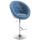 Barhocker HLO-CP88 V2 Stoff chrom ~ blau