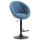 Barhocker HLO-CP88 V2 Stoff schwarz ~ blau