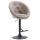 Barhocker HLO-CP88 V2 Stoff schwarz ~ taupe Barhocker HLO-CP88 V2 Stoff schwarz ~ taupe