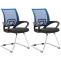 2er Set Besuchersthle HLO-CP81 ~ blau