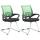 2er Set Besuchersthle HLO-CP81 ~ grn