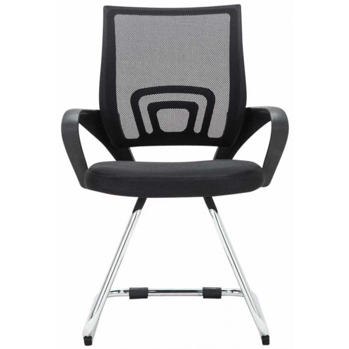 2er Set Besuchersthle HLO-CP81 ~ schwarz