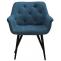 Esszimmerstuhl HLO-CP69 Stoff ~ blau
