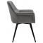 Esszimmerstuhl HLO-CP69 Stoff ~ grau