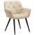 Esszimmerstuhl HLO-CP39 Kunstleder ~ creme