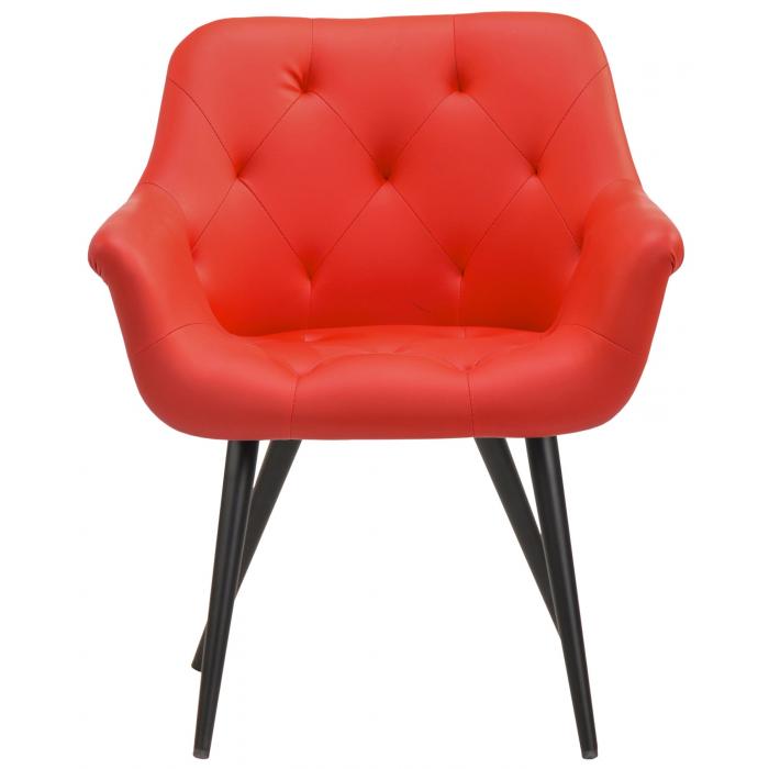 Esszimmerstuhl HLO-CP39 Kunstleder ~ rot