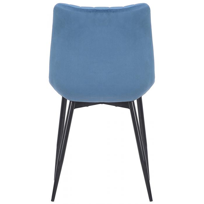 2er Set Sthle HLO-CP31 Samt ~ blau