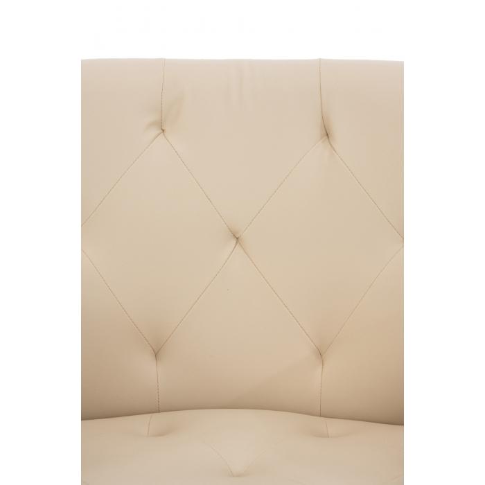 Esszimmerstuhl HLO-CP39 Kunstleder ~ creme